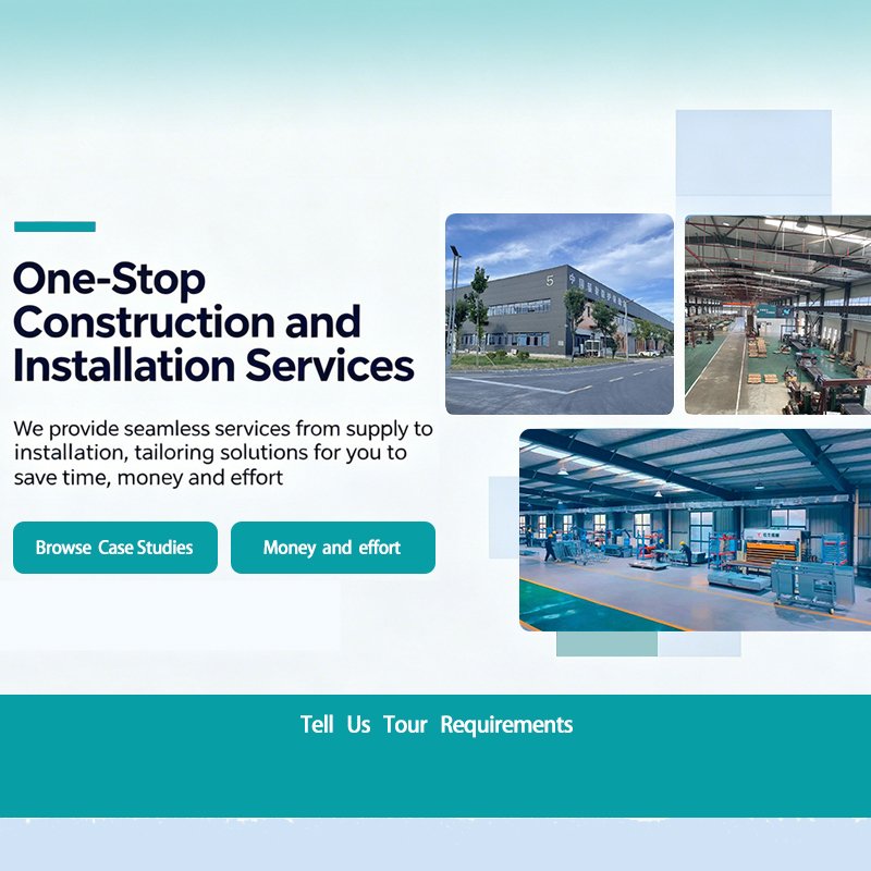 Informational graphic detailing OSIDEK's one-stop construction, manufacturing, and installation services for turnkey EMI/RF shielding engineering projects.